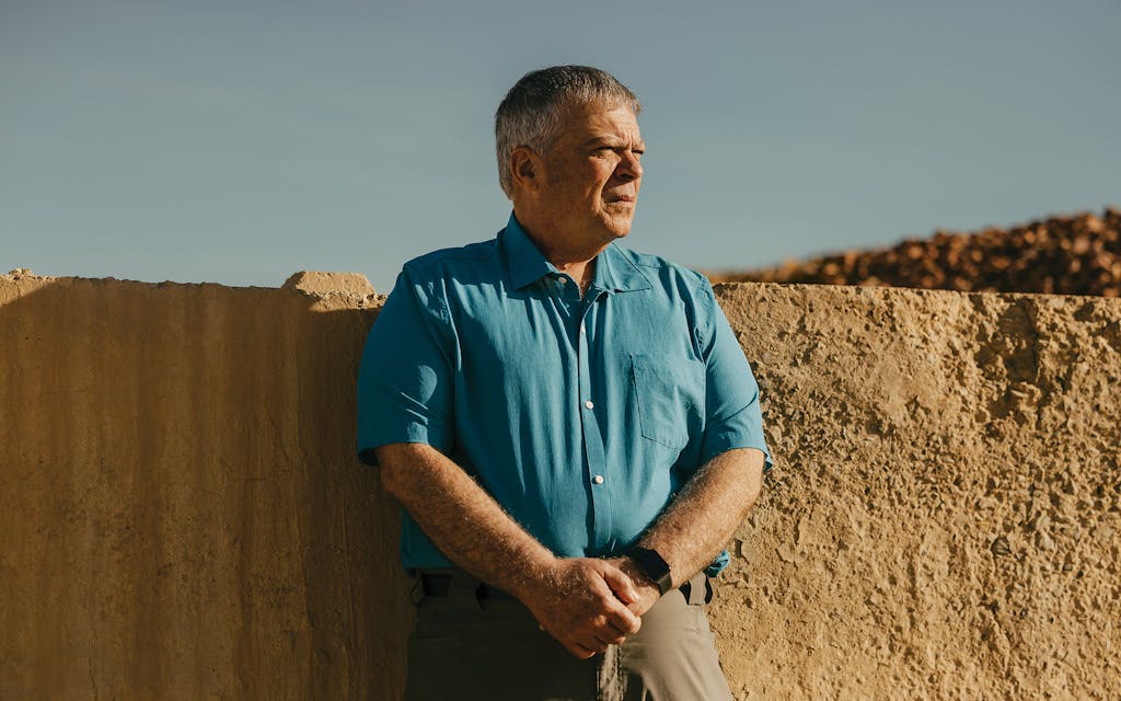 Carlos Jaile on a recent visit to El Paso.