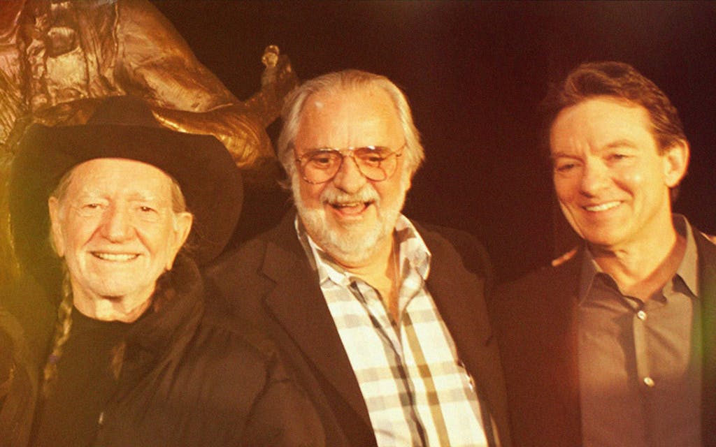 Willie Nelson, Bill Wittliff, and Lawrence Wright