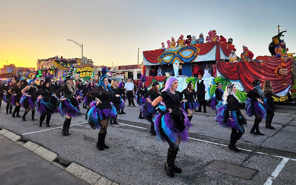 The Tutu Live Krewe Brings the Good Vibes (and Sequins) to Galveston’s Mardi Gras