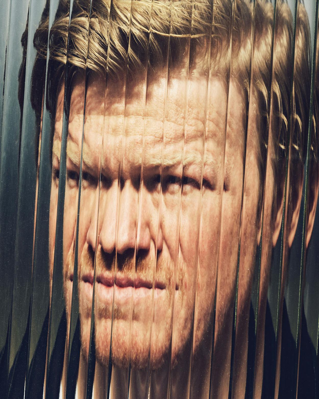 Jesse Plemons at his home in Los Angeles, on February 9, 2024.