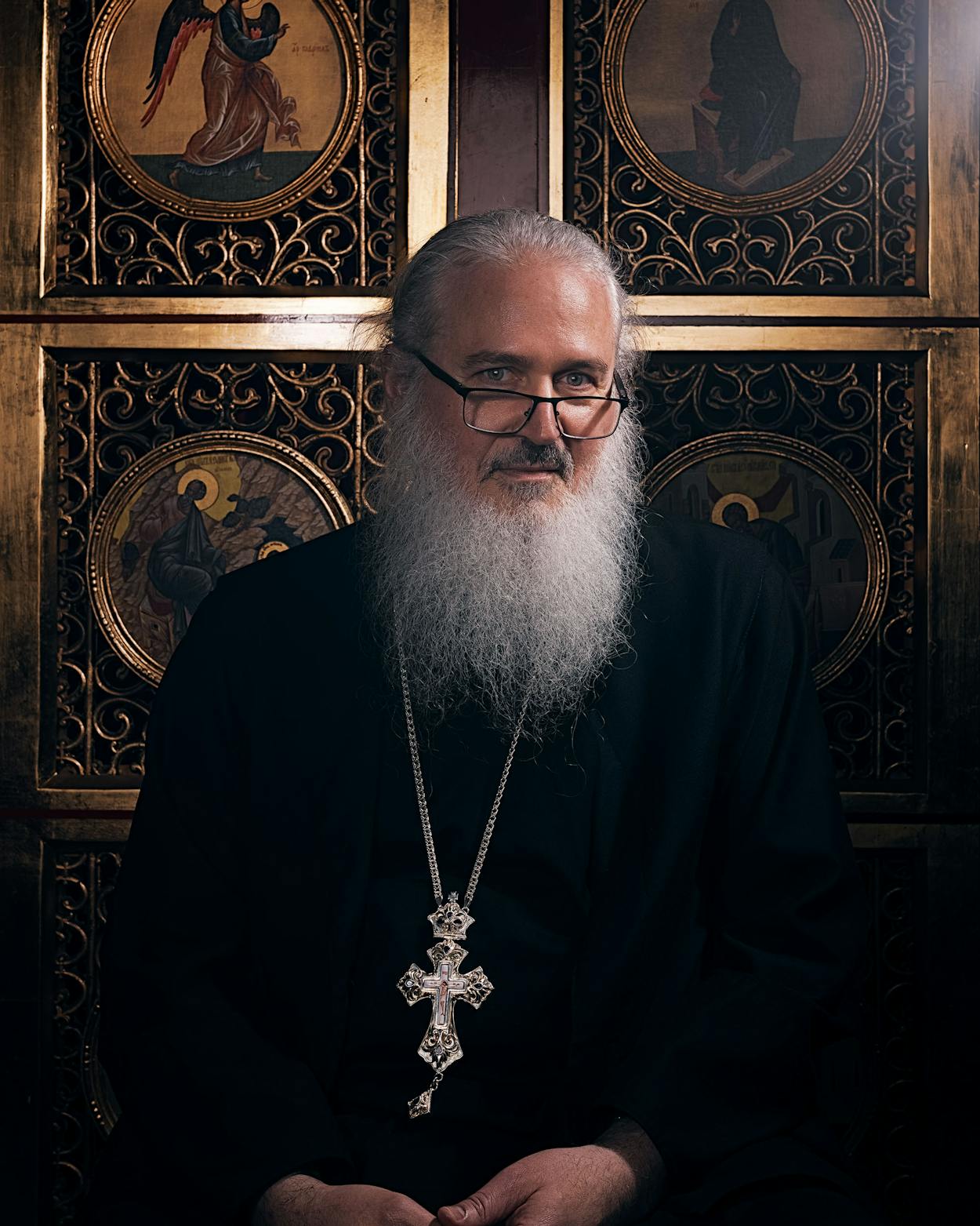 Reverend John Whiteford at St. Jonah Orthodox Church, in Spring, on December 10, 2023.