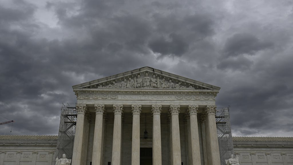 The Supreme Court of the United States building is seen in Washington D.C., United States on March 15, 2024.