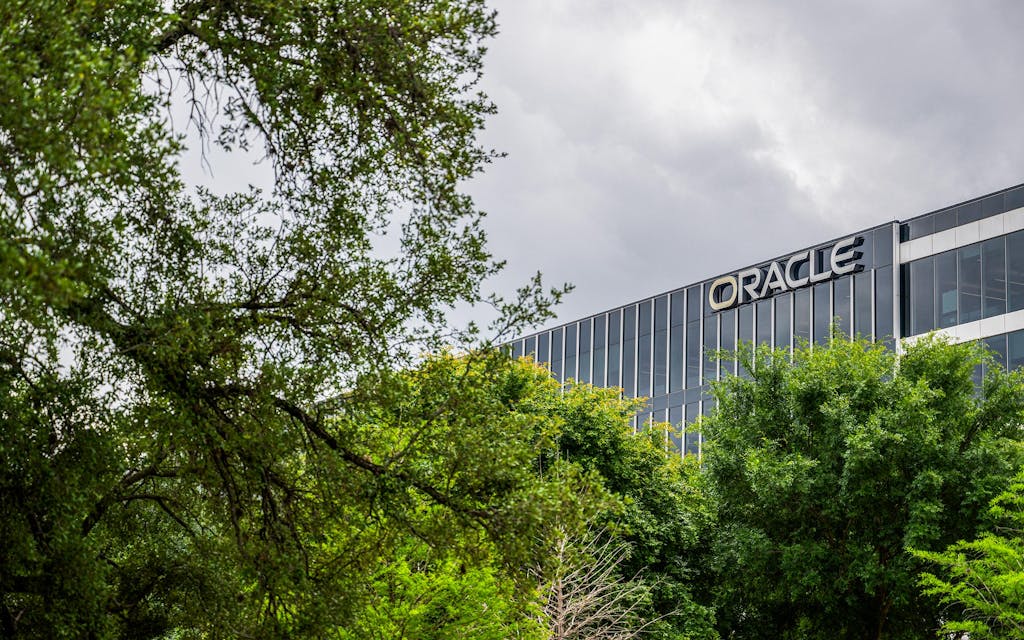 The Oracle Headquarters on April 24, 2024 in Austin.