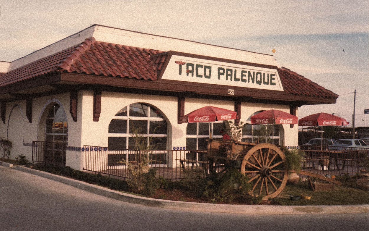 The first Taco Palenque, in Laredo.