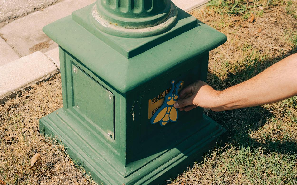 Bug Posts Keeping Pflugerville Weird, One 3D-Printed Insect at a Time