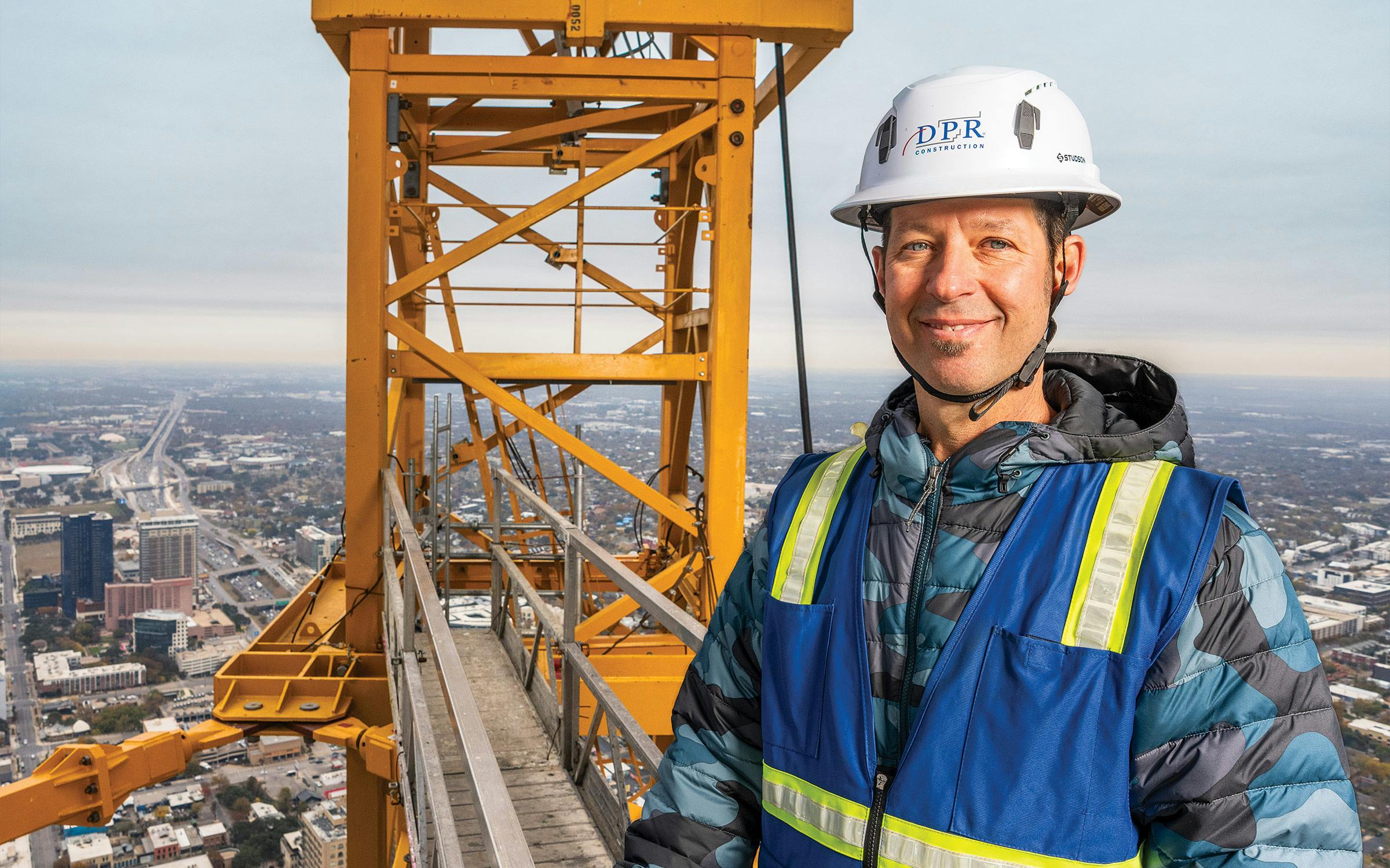 Clift Operator This Crane Operator Has the (Literal) Highest Office in Texas