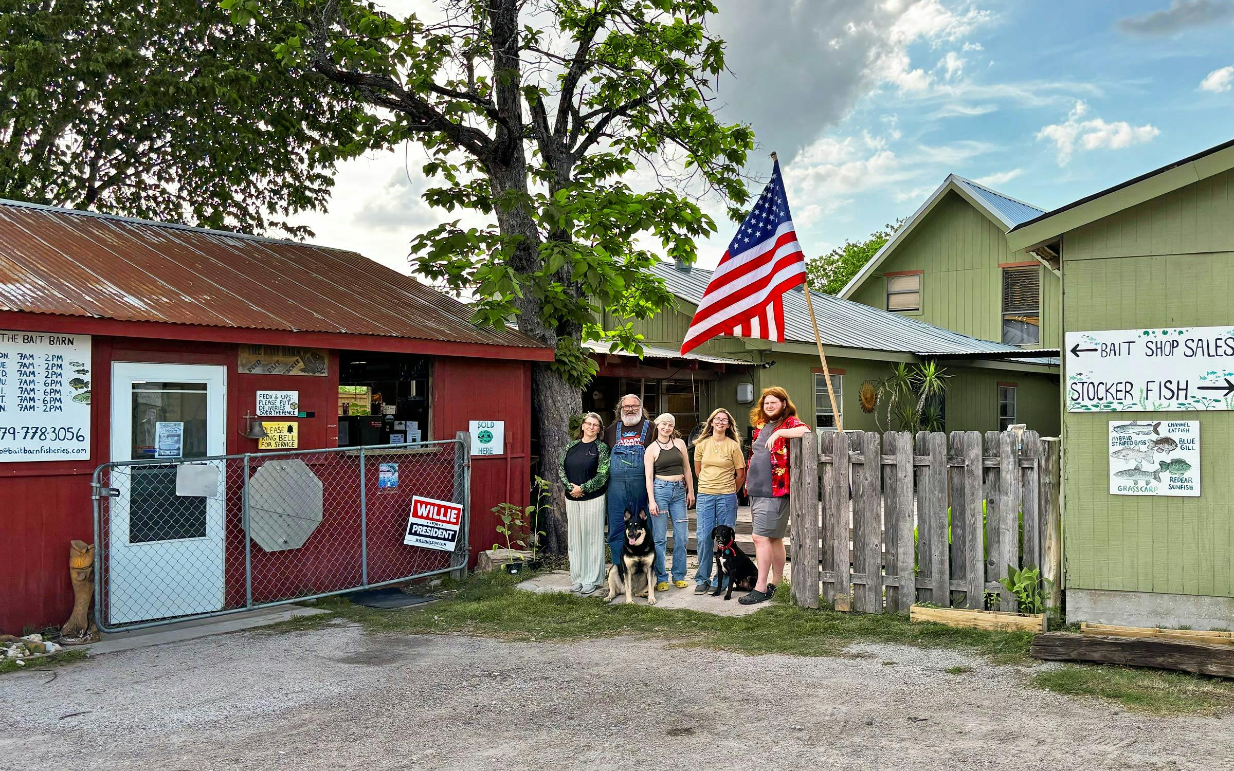 Tithe Barn Fishing Visiting the Bait Barn Is a Pre-Fishing Tradition for Texas Anglers
