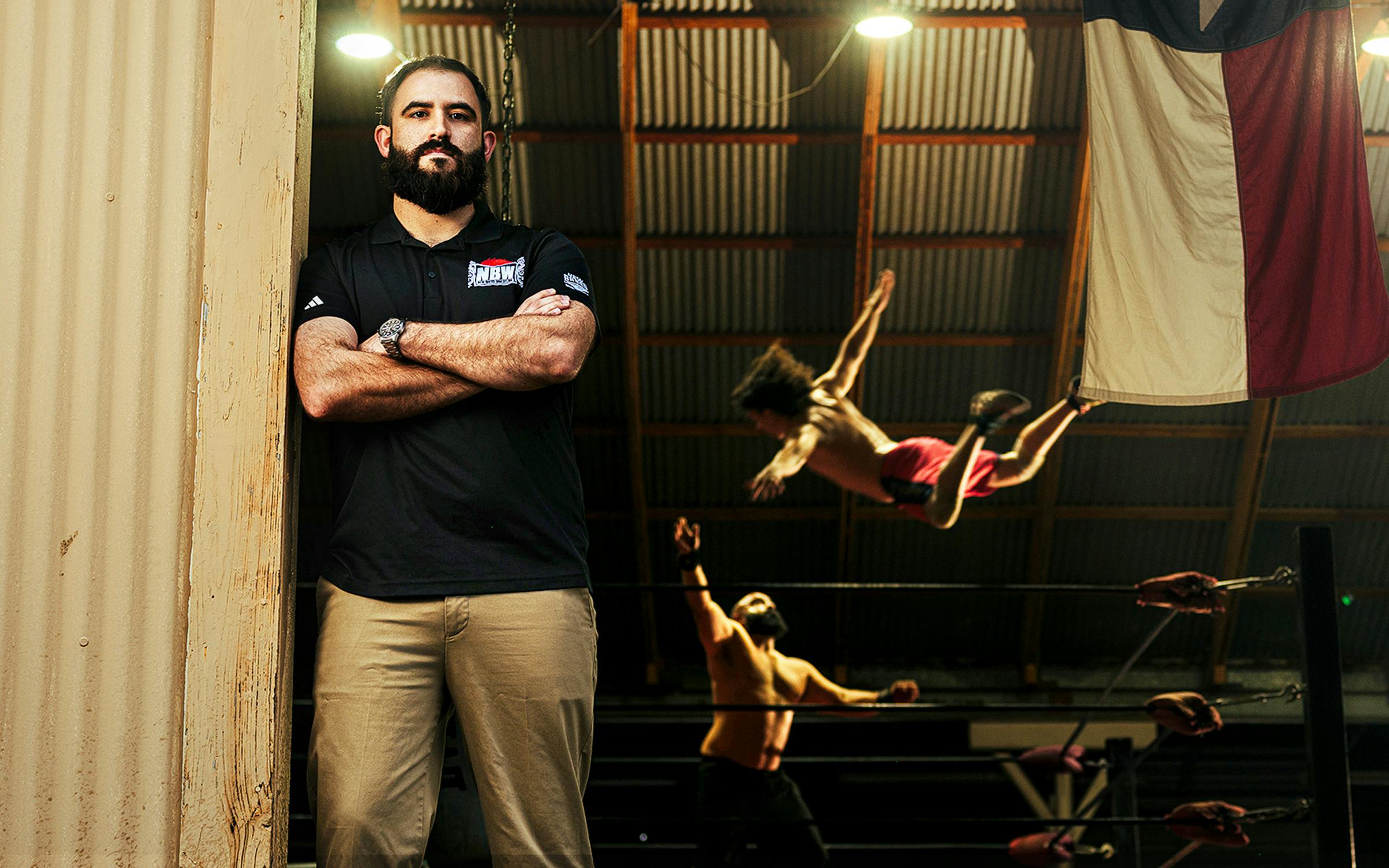 Johnny Rouse This Office Manager Leads a Pro-Wrestling Double Life